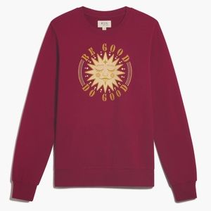 100% Organic cotton WVN Long Sleeve Valley Sweatshirt Size M